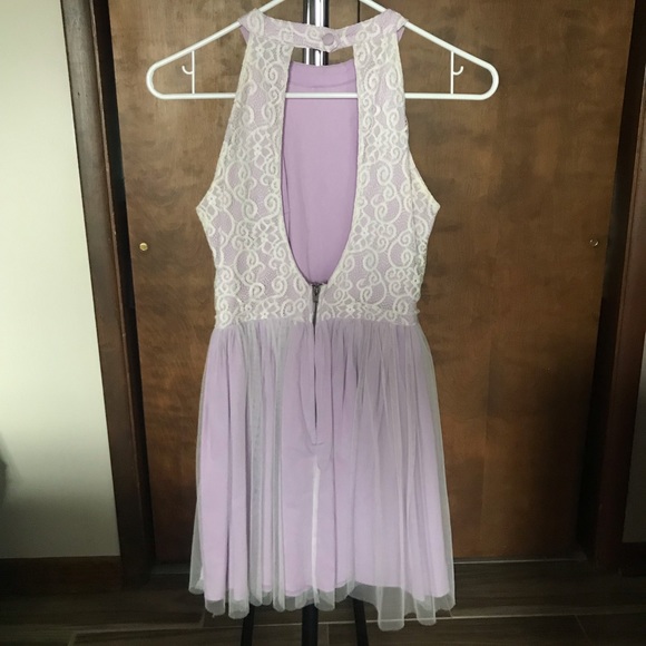 Beautiful Lavender Lace and Tulle Dress - Picture 2 of 4